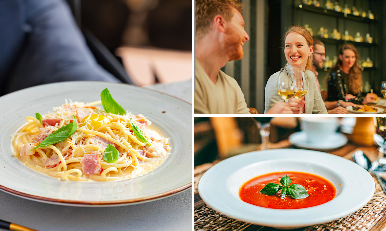 Italiaans 3-gangen keuzediner bij Bella Donna Leiden