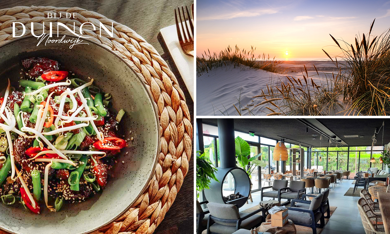 3-gangen keuzediner bij Bij De Duinen