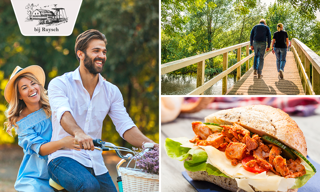 Fiets- of wandelarrangement bij eetcafé bij Ruysch