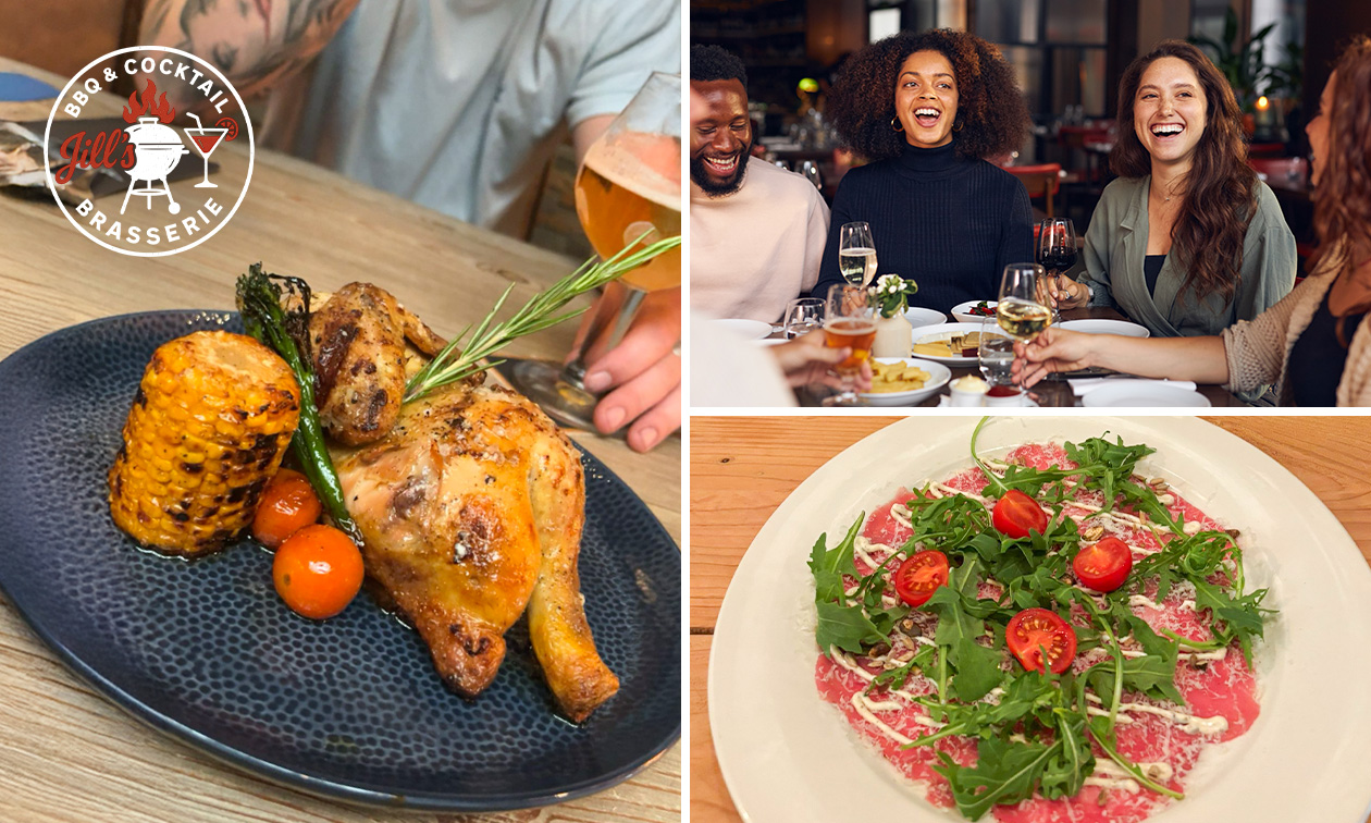 3-gangen keuzediner bij Brasserie Jill's