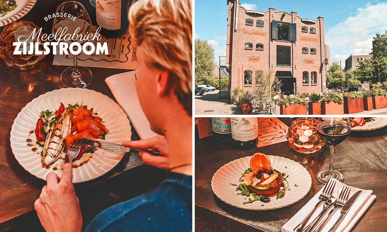 3-gangendiner à la carte bij Brasserie Meelfabriek Zijlstroom