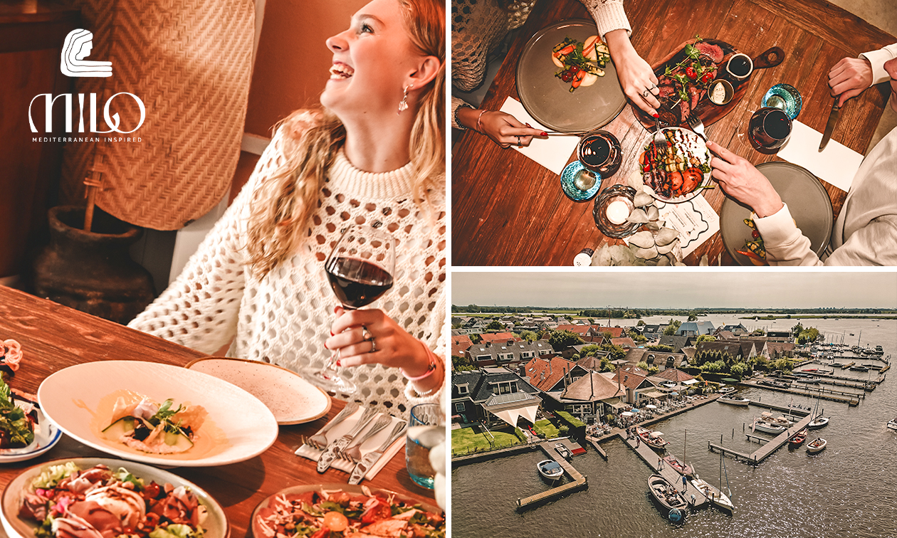 2-gangenlunch of 3-gangendiner à la carte bij Brasserie Milo