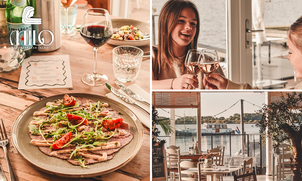 2-gangenlunch of 3-gangendiner à la carte bij Brasserie Milo