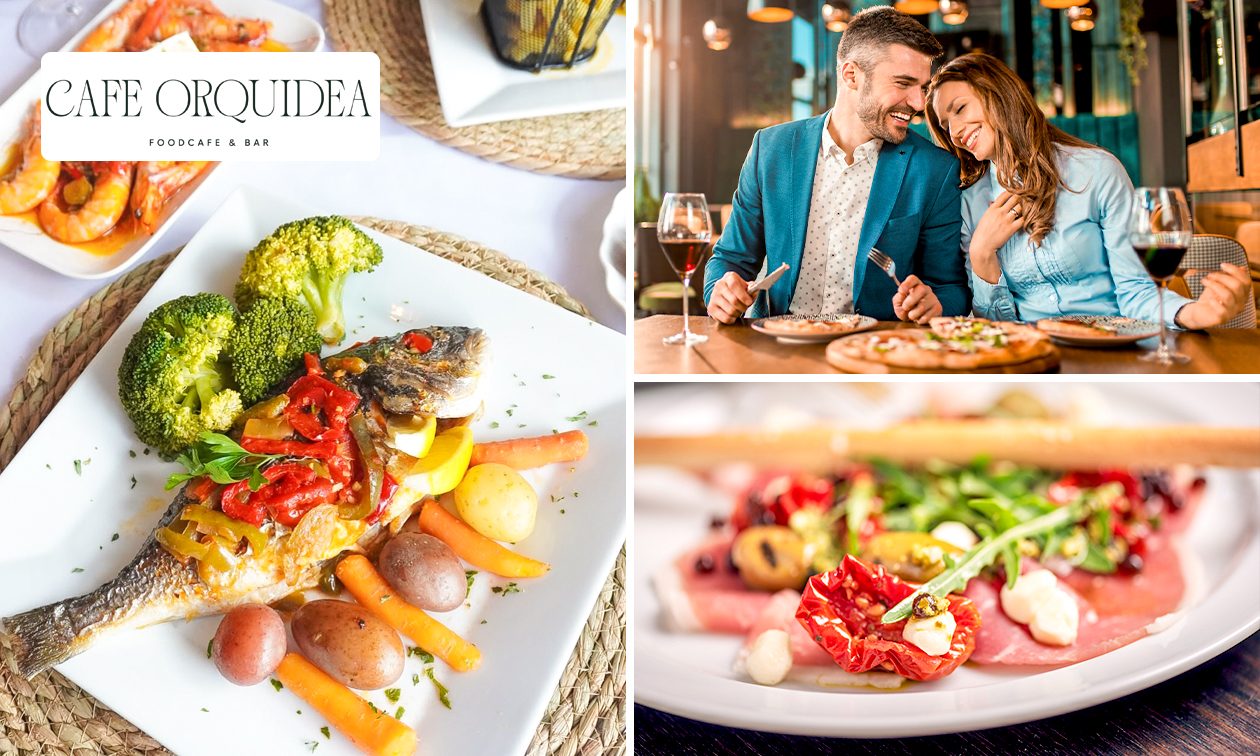 3-gangendiner à la carte bij Café Orquidea