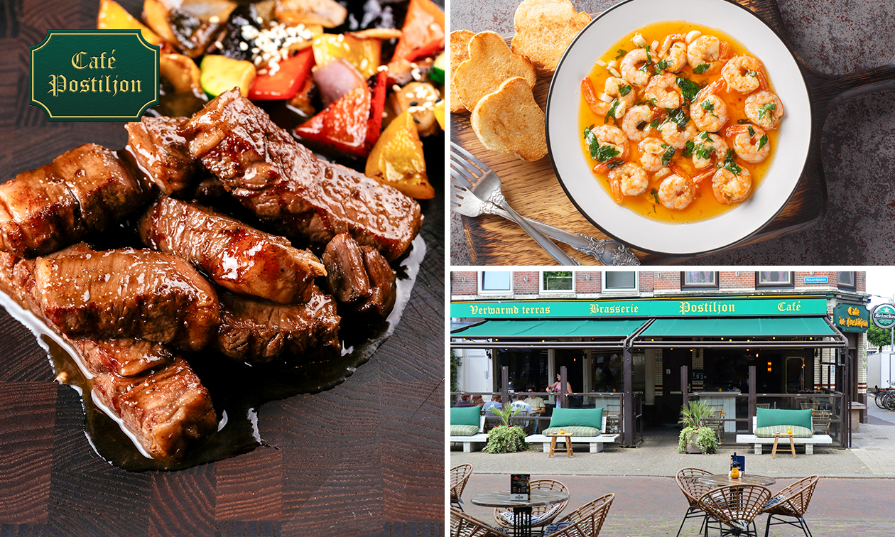 3-gangendiner à la carte in het hart van Rotterdam Noord