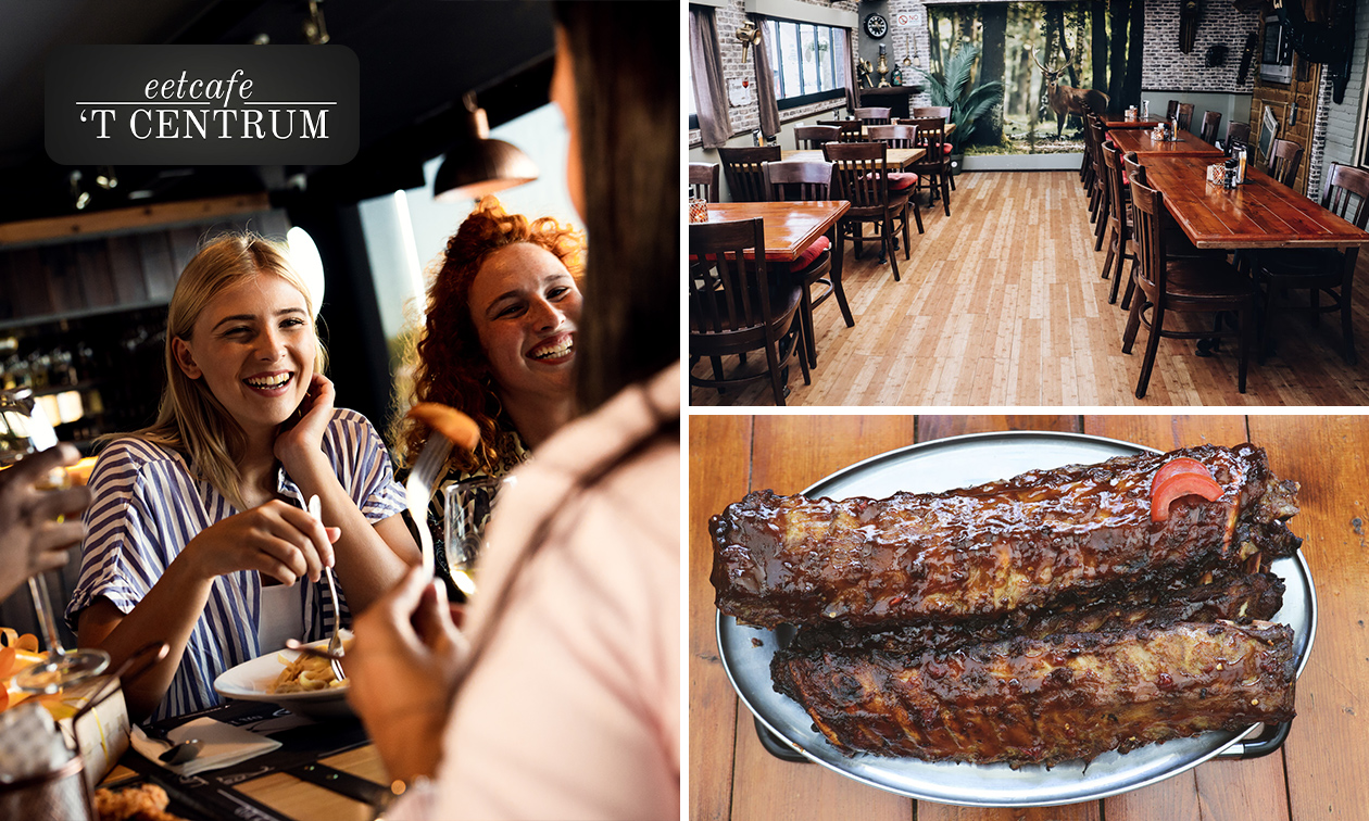 3-gangendiner à la carte bij Eetcafé 't Centrum