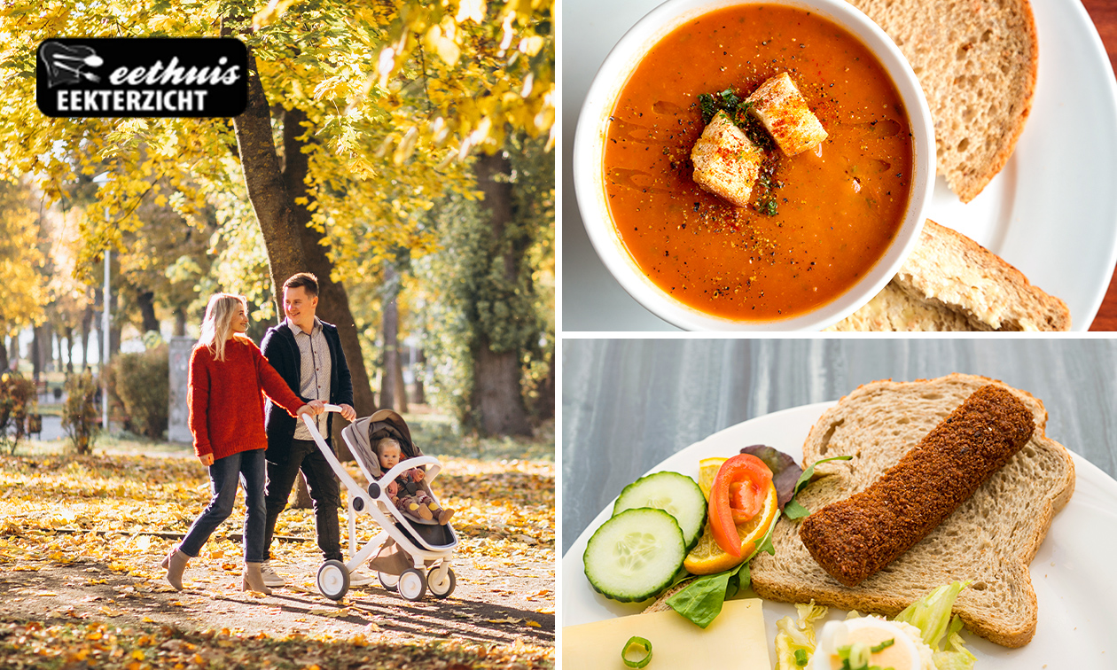 Wandelarrangement incl. 3-gangenlunch of soep en brood bij Eethuis Eekterzicht