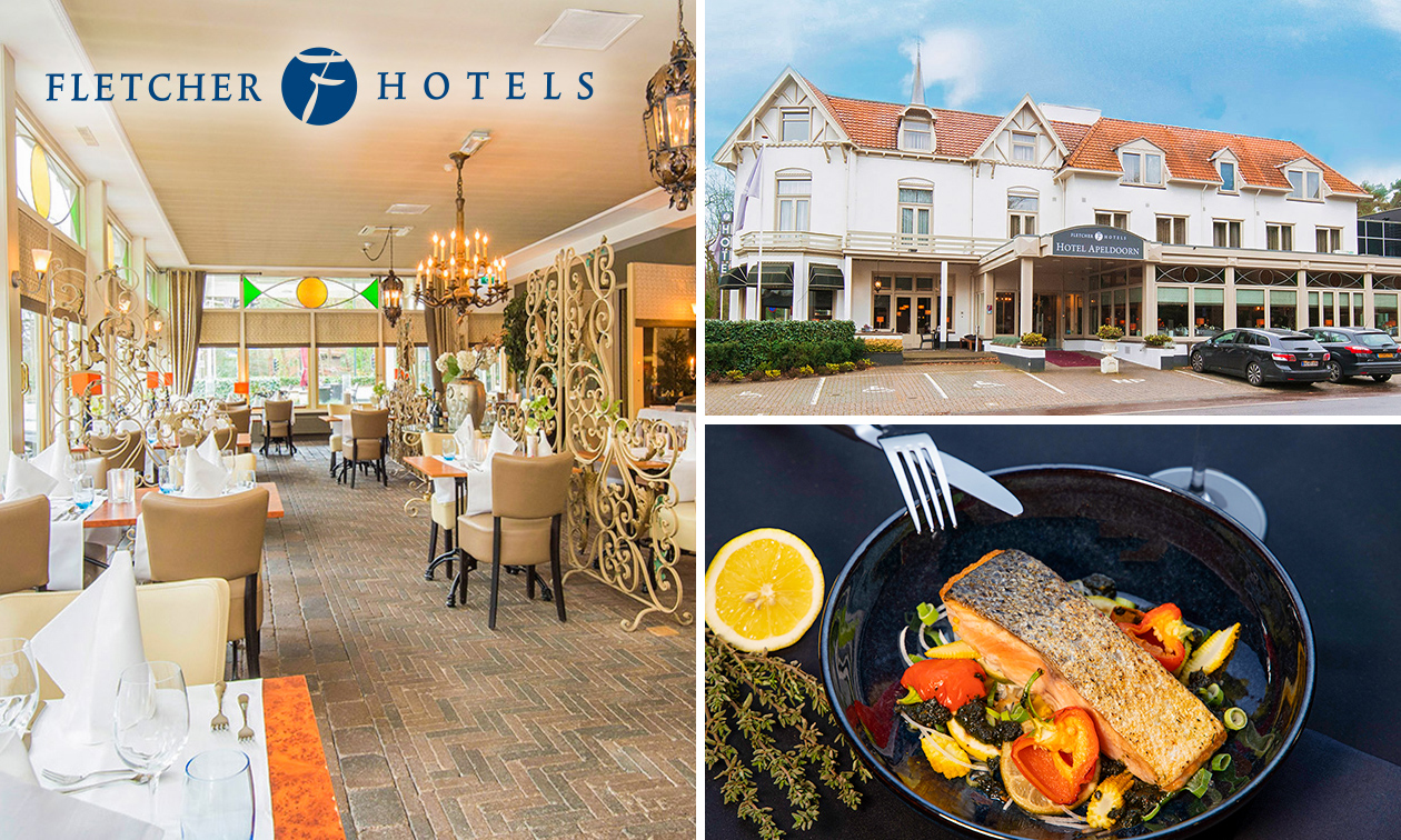 3-gangen Fletcher's Keuzemenu bij Fletcher Hotels