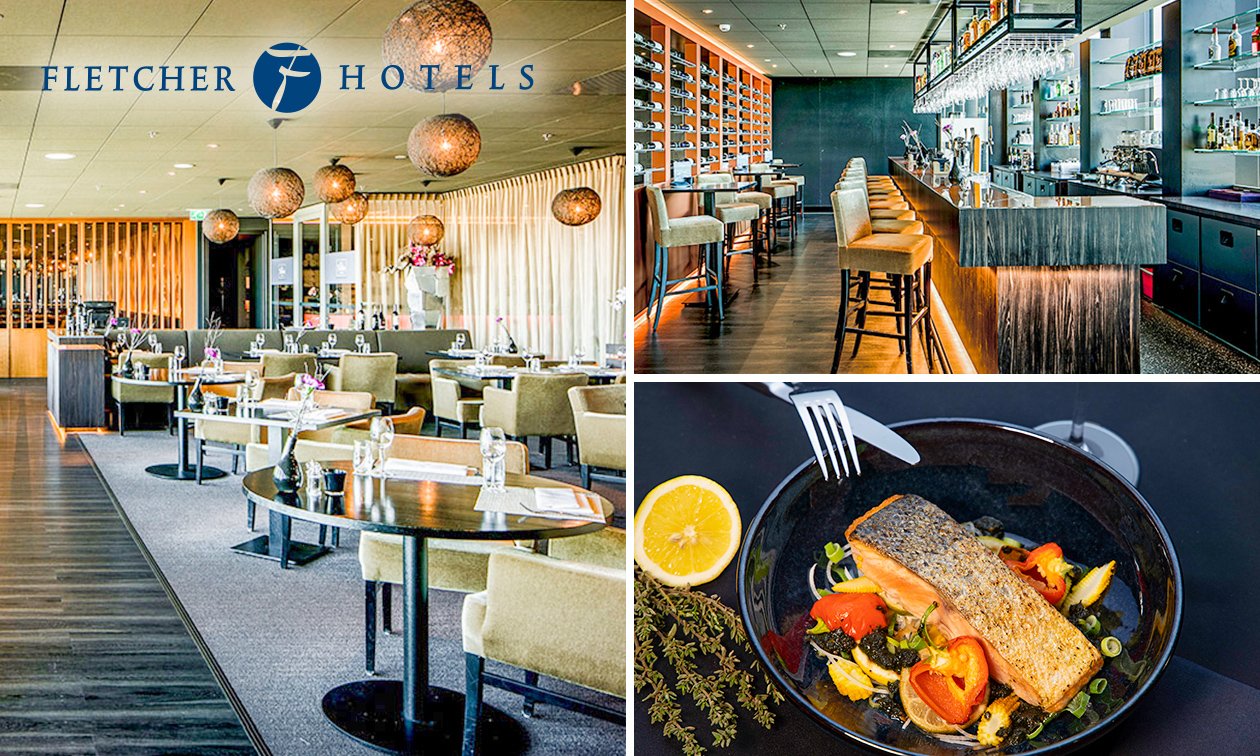 3-gangen Fletcher's Keuzemenu bij Fletcher Hotels
