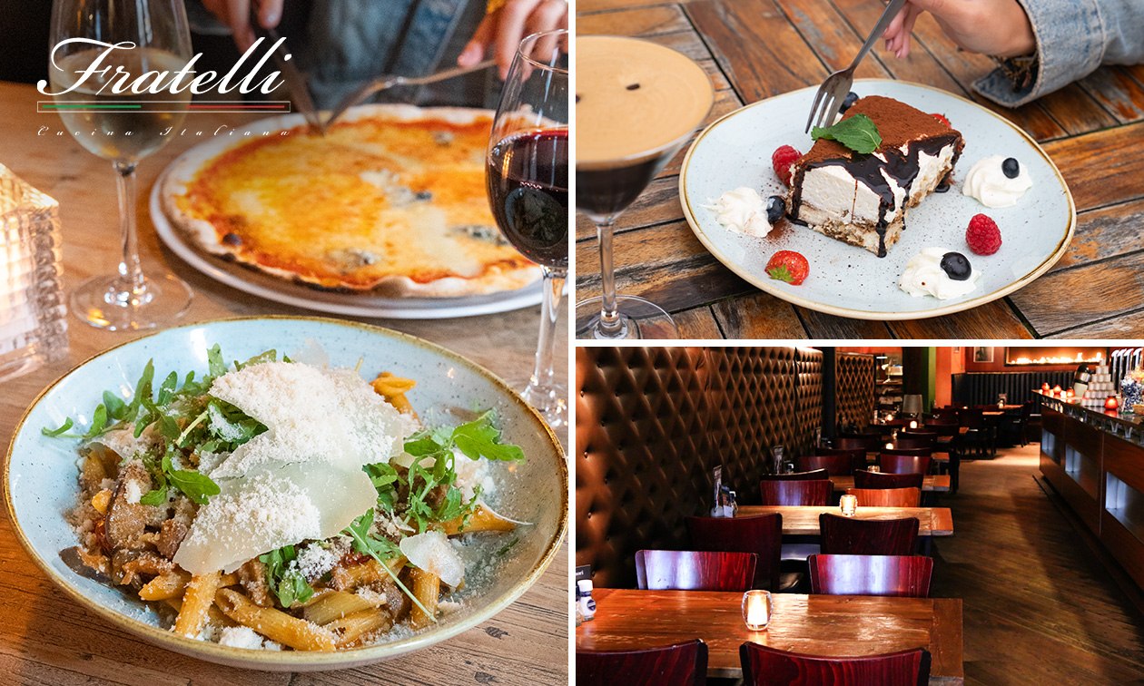 Italiaans 3-gangendiner bij Fratelli in hartje Delft