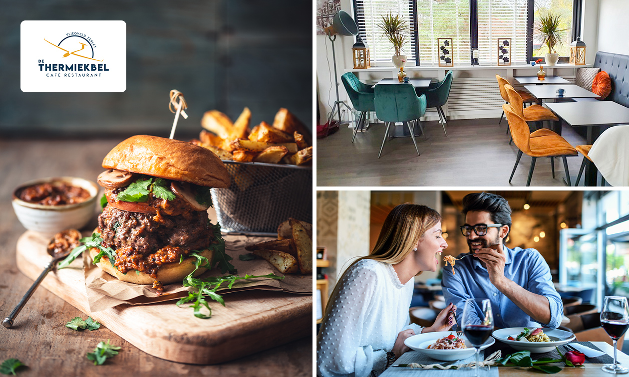 3-gangen keuzediner bij Grandcafé De Thermiekbel