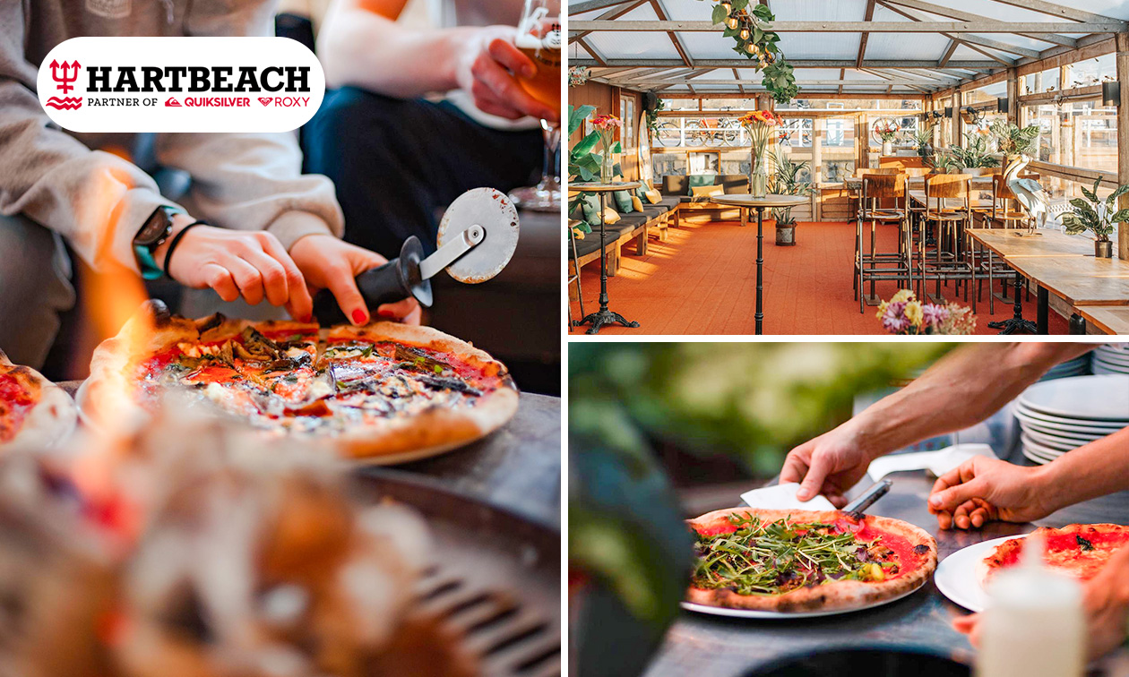 Pizza + evt. soep of nagerecht bij Hart Beach Restaurant