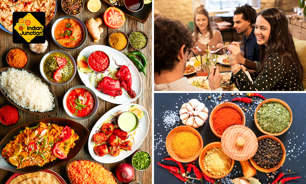 Indiaas 2- of 3-gangendiner à la carte