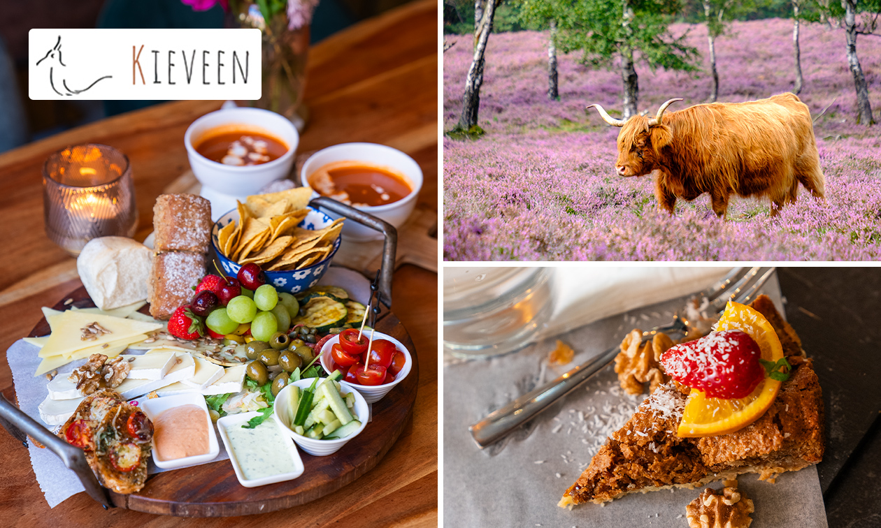 Wandelarrangement incl. koffie of thee en taartje + lunchplank bij Kieveen