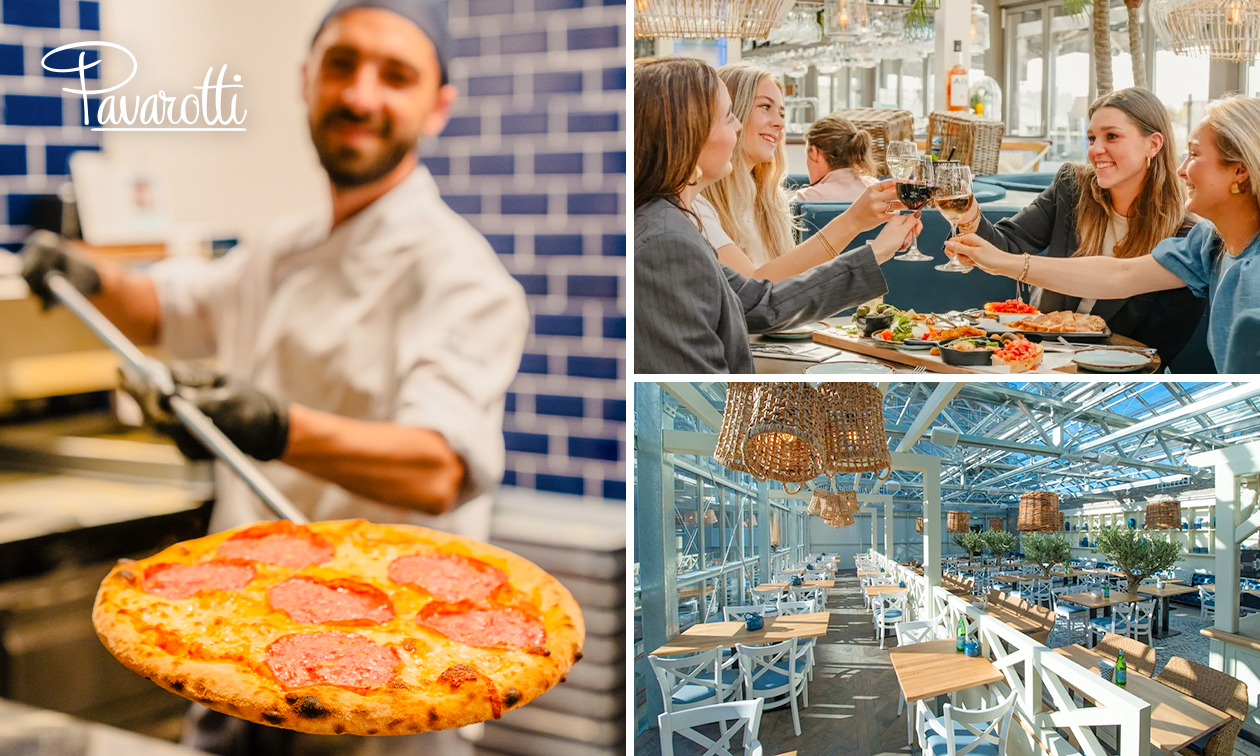 Italiaans 2- of 3-gangen keuzediner bij Pavarotti