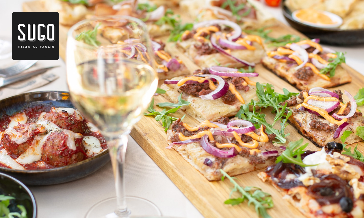 2-gangendiner met onbeperkt pizza bij SUGO